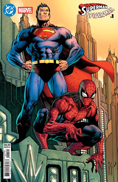 DC/MARVEL SUPERMAN SPIDER-MAN #1 (ONE SHOT) JIM LEE B COVER