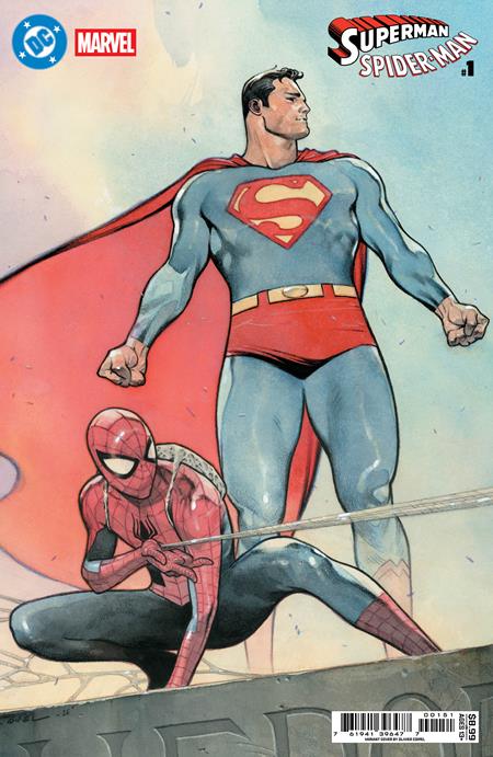 DC/MARVEL SUPERMAN SPIDER-MAN #1 (ONE SHOT) OLIVIER COIPEL E COVER