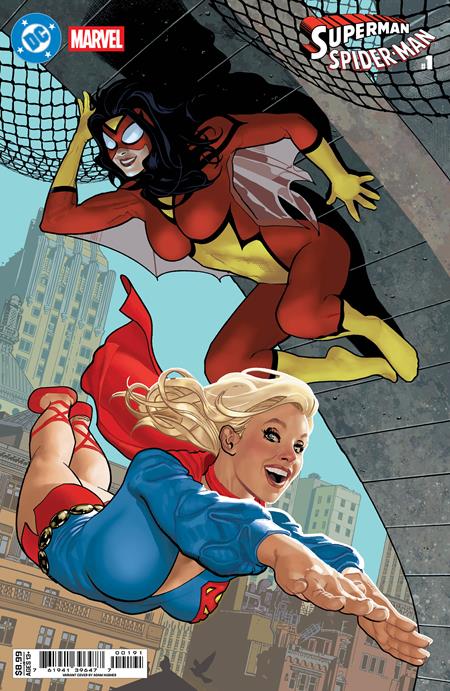 DC/MARVEL SUPERMAN SPIDER-MAN #1 (ONE SHOT) ADAM HUGHES I COVER