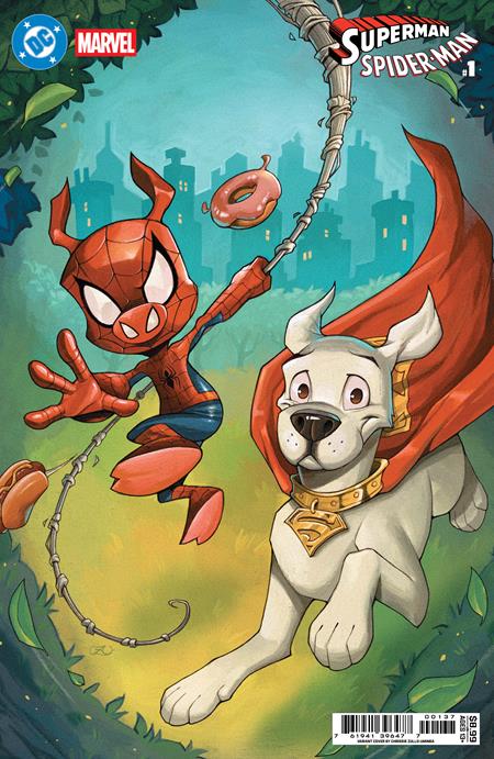 DC/MARVEL SUPERMAN SPIDER-MAN #1 (ONE SHOT) CHRISSIE ZULLO W COVER