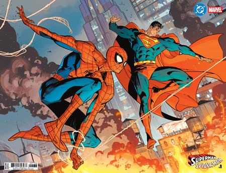DC/MARVEL SUPERMAN SPIDER-MAN #1 (ONE SHOT) JORGE JIMENEZ X COVER