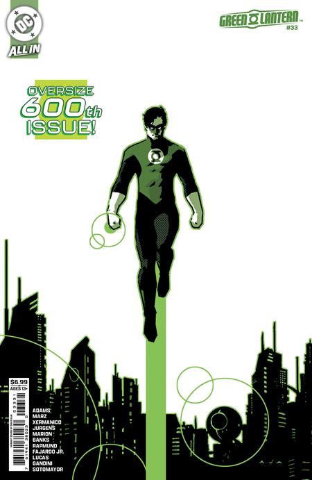 GREEN LANTERN #33 (#600) DAVID AJA C COVER