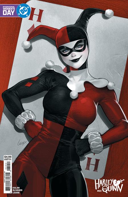 HARLEY QUINN #60 LESLEY LEIRIX LI INTERNATIONAL WOMEN’S DAY E COVER