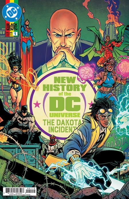 NEW HISTORY OF THE DC UNIVERSE THE DAKOTA INCIDENT #1 (ONE SHOT) SECOND PRINTING DIEGO OLORTEGUI A COVER