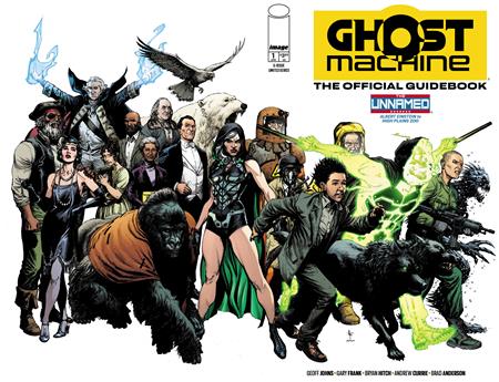 GHOST MACHINE THE OFFICIAL GUIDEBOOK #1 (OF 5) GARY FRANK & BRAD ANDERSON WRAPAROUND A COVER