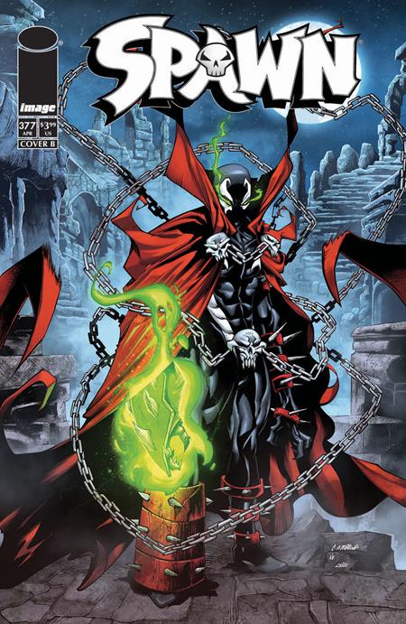 SPAWN #377 CHRIS CAMPANA B COVER