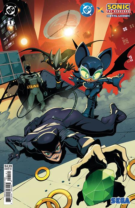DC X SONIC THE HEDGEHOG THE METAL LEGION #1 (OF 5) ADAM BRYCE THOMAS B COVER