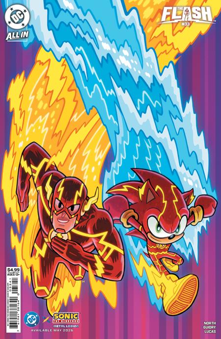 FLASH #33 DC X SONIC DAN HIPP D COVER