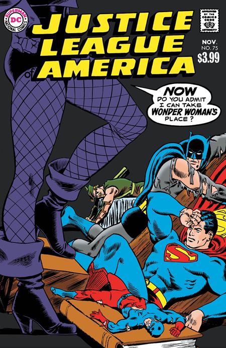 JUSTICE LEAGUE OF AMERICA #75 FACSIMILE EDITION CARMINE INFANTINO A COVER