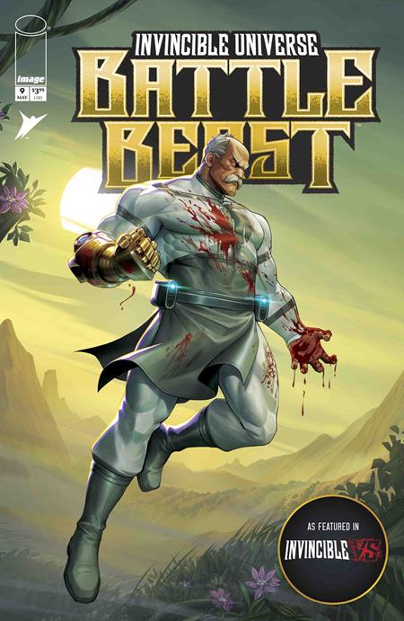 INVINCIBLE UNIVERSE BATTLE BEAST #9 INVINCIBLE VS DAN EDER H COVER