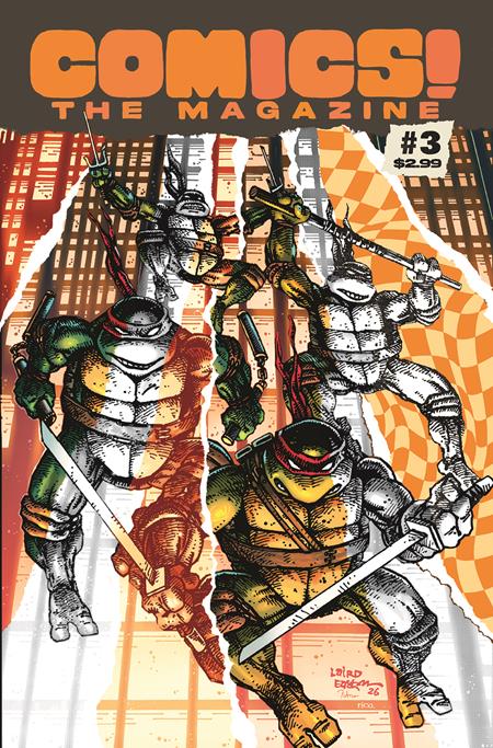 COMICS THE MAGAZINE #3 PETER LAIRD, KEVIN EASTMAN, RICO RENZI A