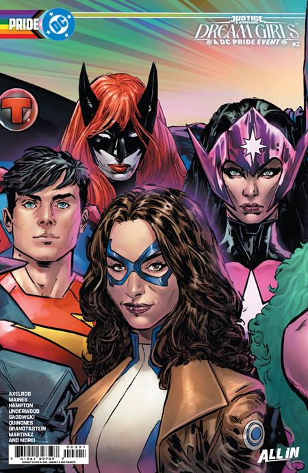 JUSTICE LEAGUE DREAM GIRLS A DC PRIDE EVENT #2 (OF 4) PHIL JIMENEZ CONNECTING B COVER