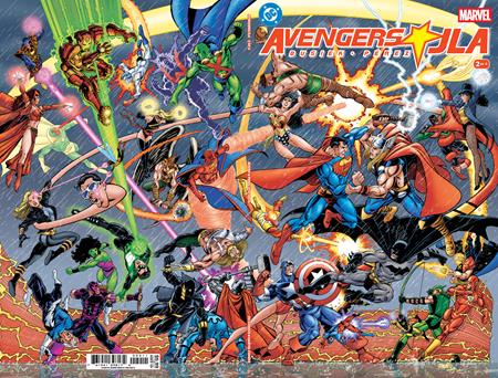 AVENGERS JLA #2 (OF 4) FACSIMILE EDITION GEORGE PEREZ A COVER