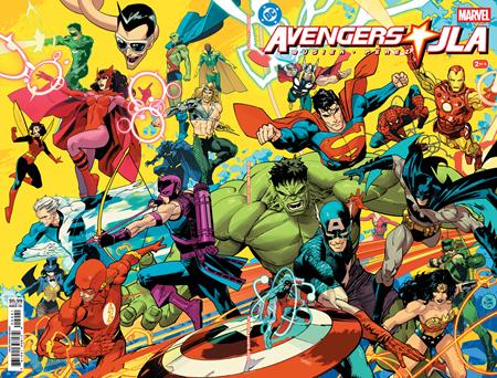 AVENGERS JLA #2 (OF 4) FACSIMILE EDITION DAN MORA B COVER
