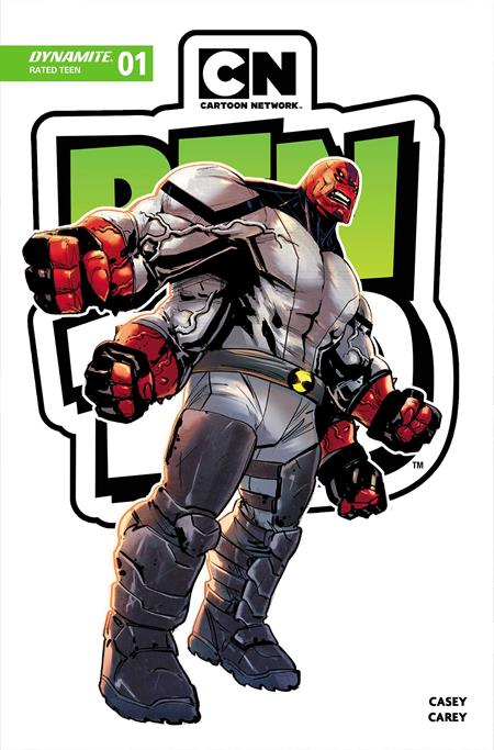 BEN 10 #1 2ND PRINTING ROBERT CAREY A COVER
