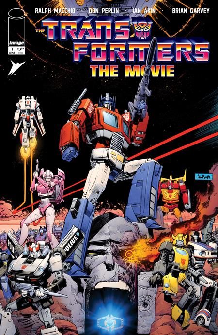TRANSFORMERS THE MOVIE 40TH ANNIVERSARY EDITION #1 (OF 3) DON PERLIN & IAN AKIN B COVER (Copy)