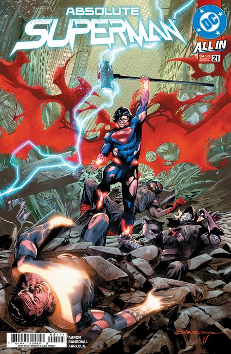 ABSOLUTE SUPERMAN #21 RAFA SANDOVAL A COVER