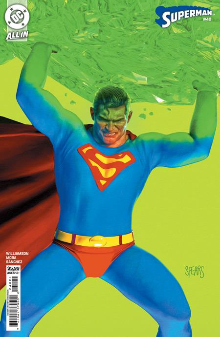 SUPERMAN #40 MARK SPEARS B COVER
