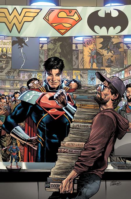 SUPERMAN #40 EDDY BARROWS D COVER