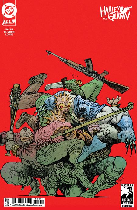 HARLEY QUINN #65 DARK KNIGHT RETURNS 40TH ANNIVERSARY DANIEL WARREN JOHNSON E COVER