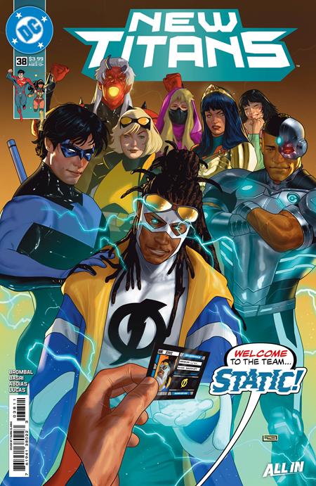 NEW TITANS #38 TAURIN CLARKE A COVER