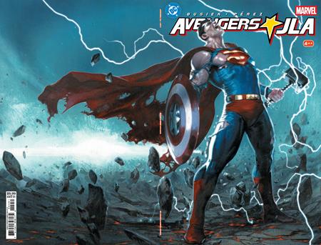AVENGERS/JLA #4 FACSIMILE EDITION WRAPAROUND GABRIELE DELL OTTO E COVER