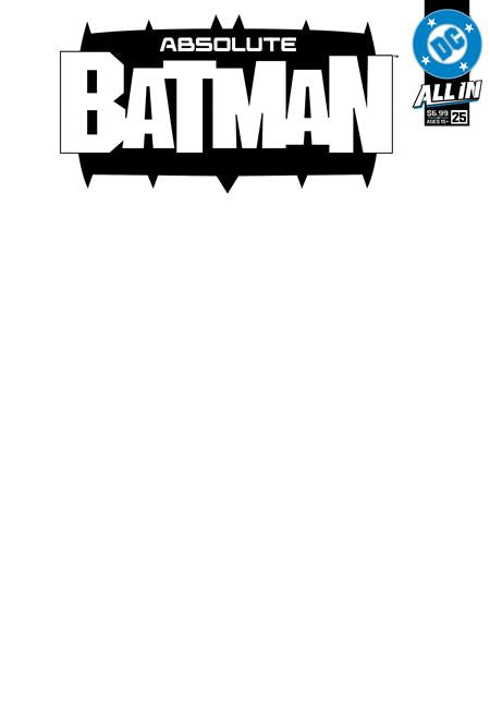 ABSOLUTE BATMAN #25 BLANK E COVER