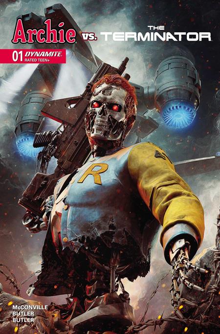 ARCHIE VS THE TERMINATOR #1 BJORN BARENDS B COVER