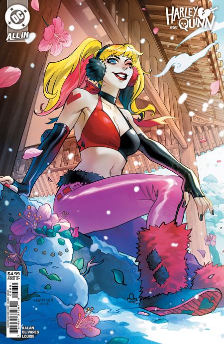 HARLEY QUINN #58 HAINING SWEATER WEATHER E COVER