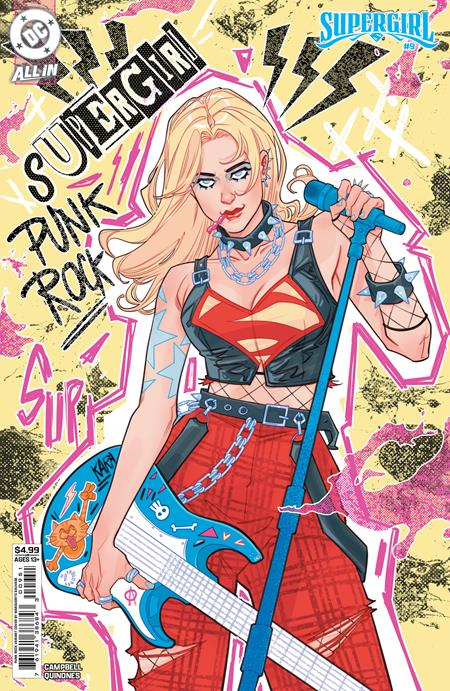 SUPERGIRL #9 MARGUERITE SAUVAGE PUNK F COVER