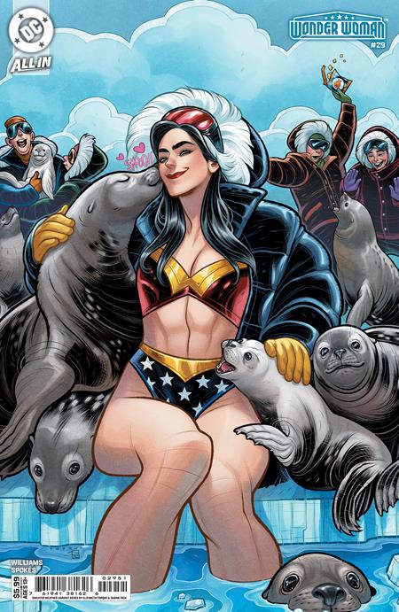WONDER WOMAN #29 ELIZABETH TORQUE SWEATER WEATHER E COVER