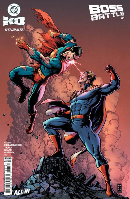 DC K.O. BOSS BATTLE #1 (ONE SHOT) DARICK ROBERTSON B COVER