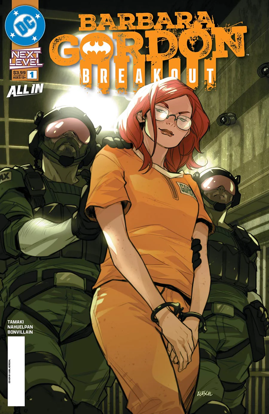 BARBARA GORDON BREAKOUT #1 SECOND PRINTING KARL KERSCHL A COVER
