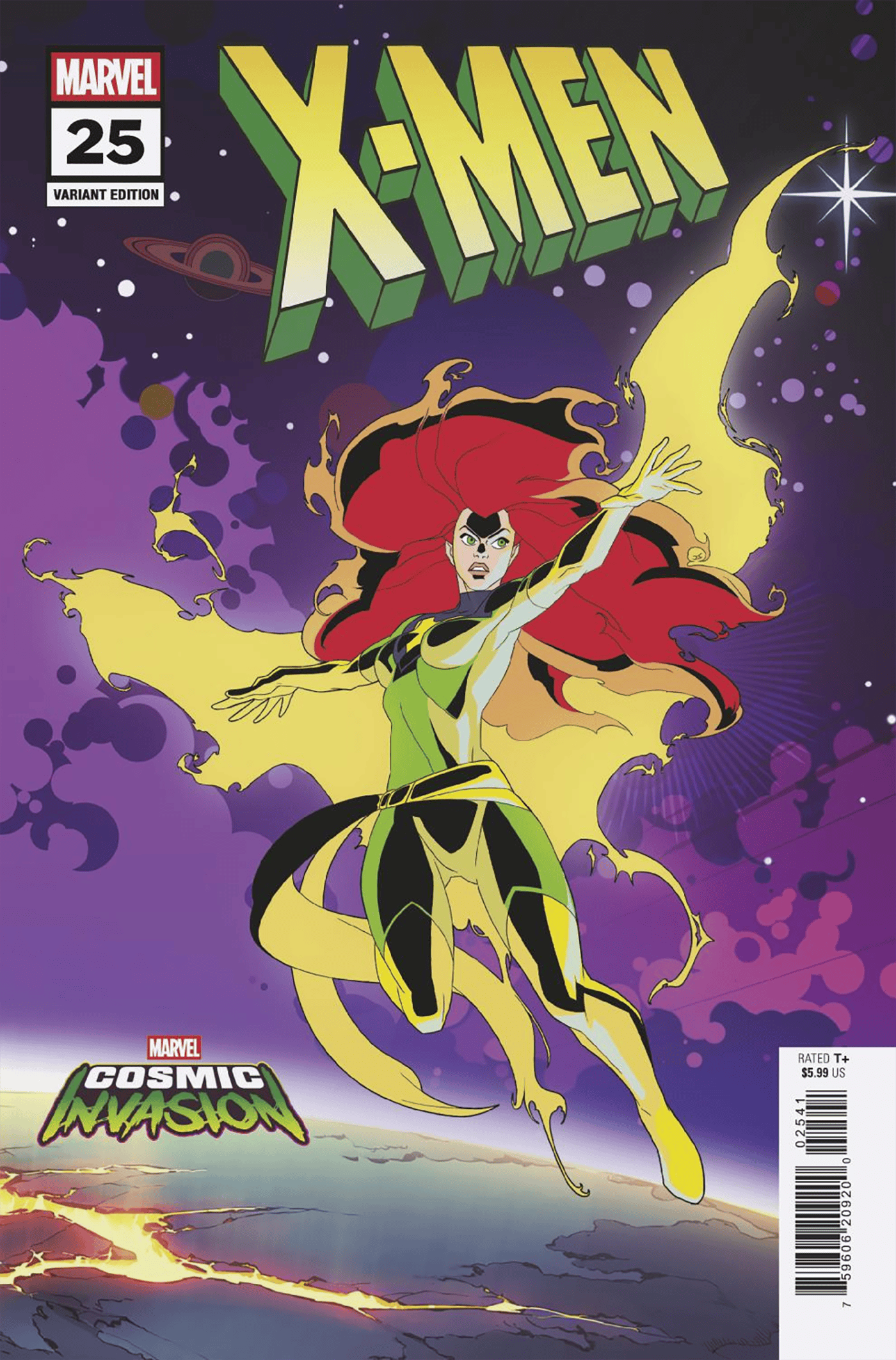 X-MEN #25 MARVEL COSMIC INVASION D COVER