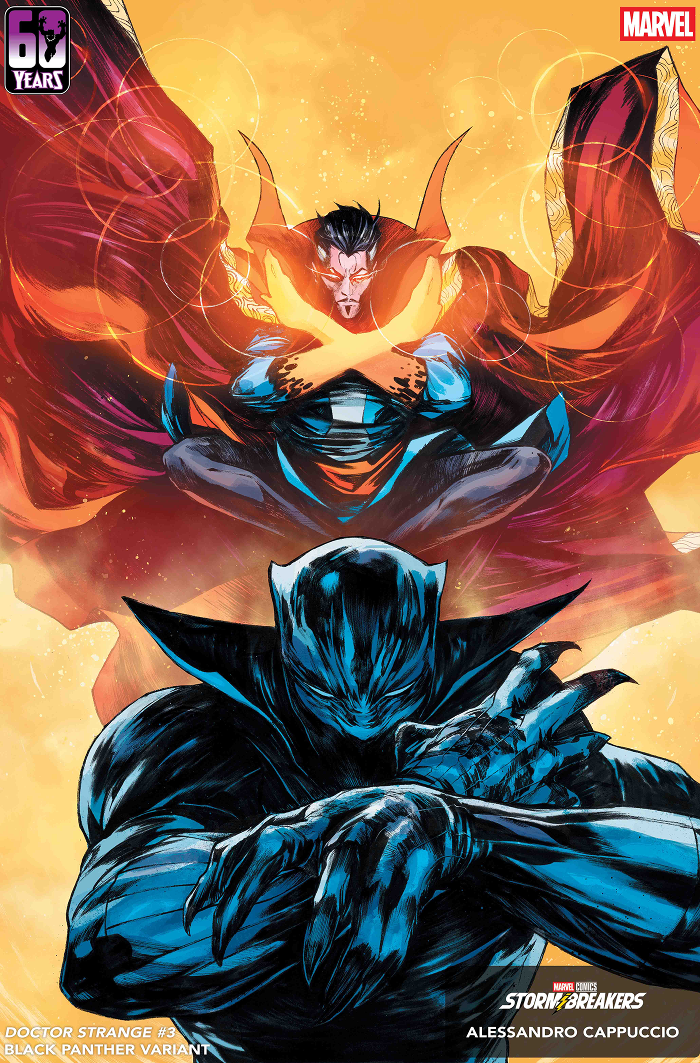 DOCTOR STRANGE #3 ALESSANDRO CAPPUCCIO BLACK PANTHER B COVER
