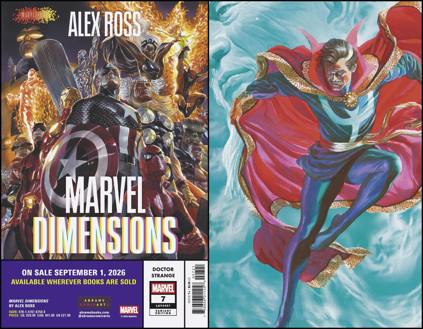 DOCTOR STRANGE #7 MARVEL DIMENSIONS ALEX ROSS B COVER