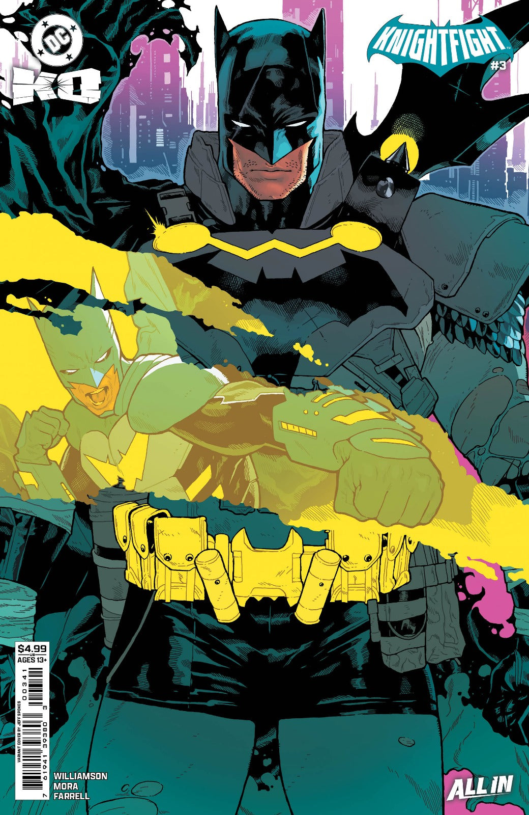 DC K.O. KNIGHTFIGHT #3 (OF 4) JEFF SPOKES C COVER