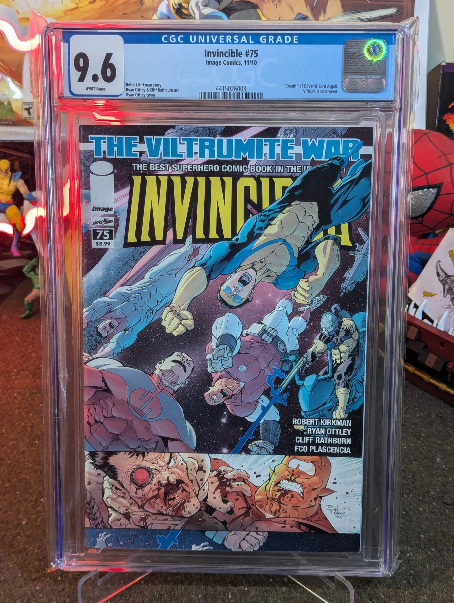 INVINCIBLE #75 CGC 9.6 KEY ISSUE