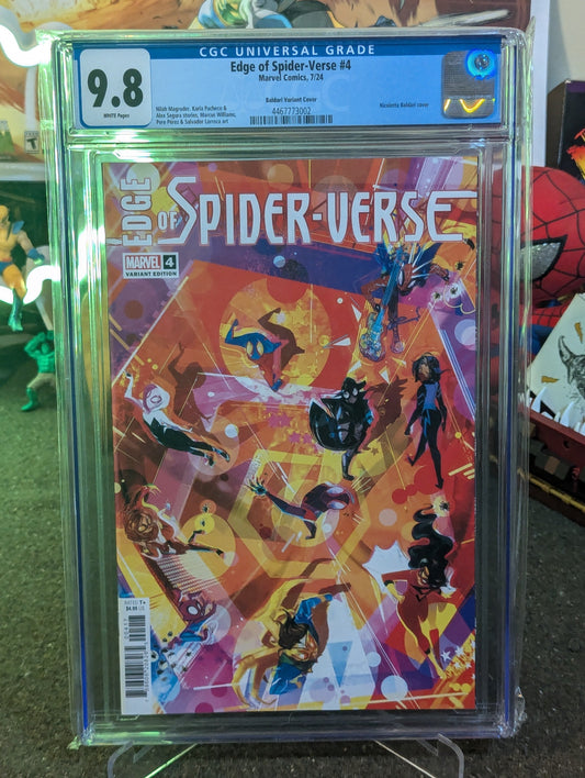 EDGE OF SPIDER-VERSE #4 CGC 9.8 KEY ISSUE