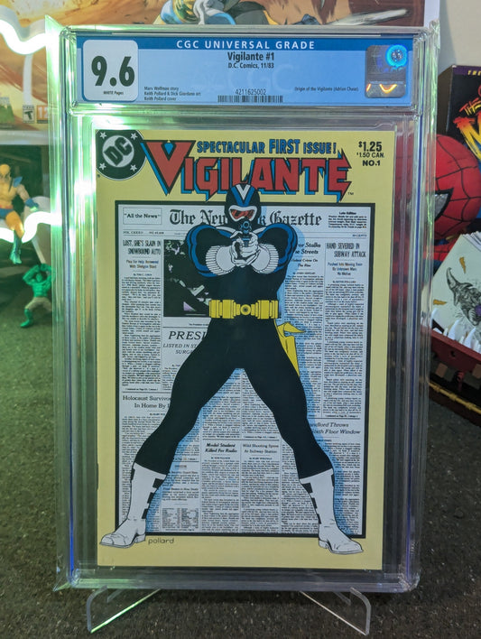 VIGILANTE #1 CGC 9.6 KEY ISSUE