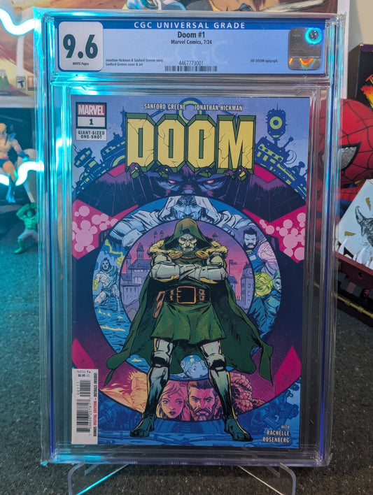 DOOM #1 CGC 9.6 KEY ISSUE