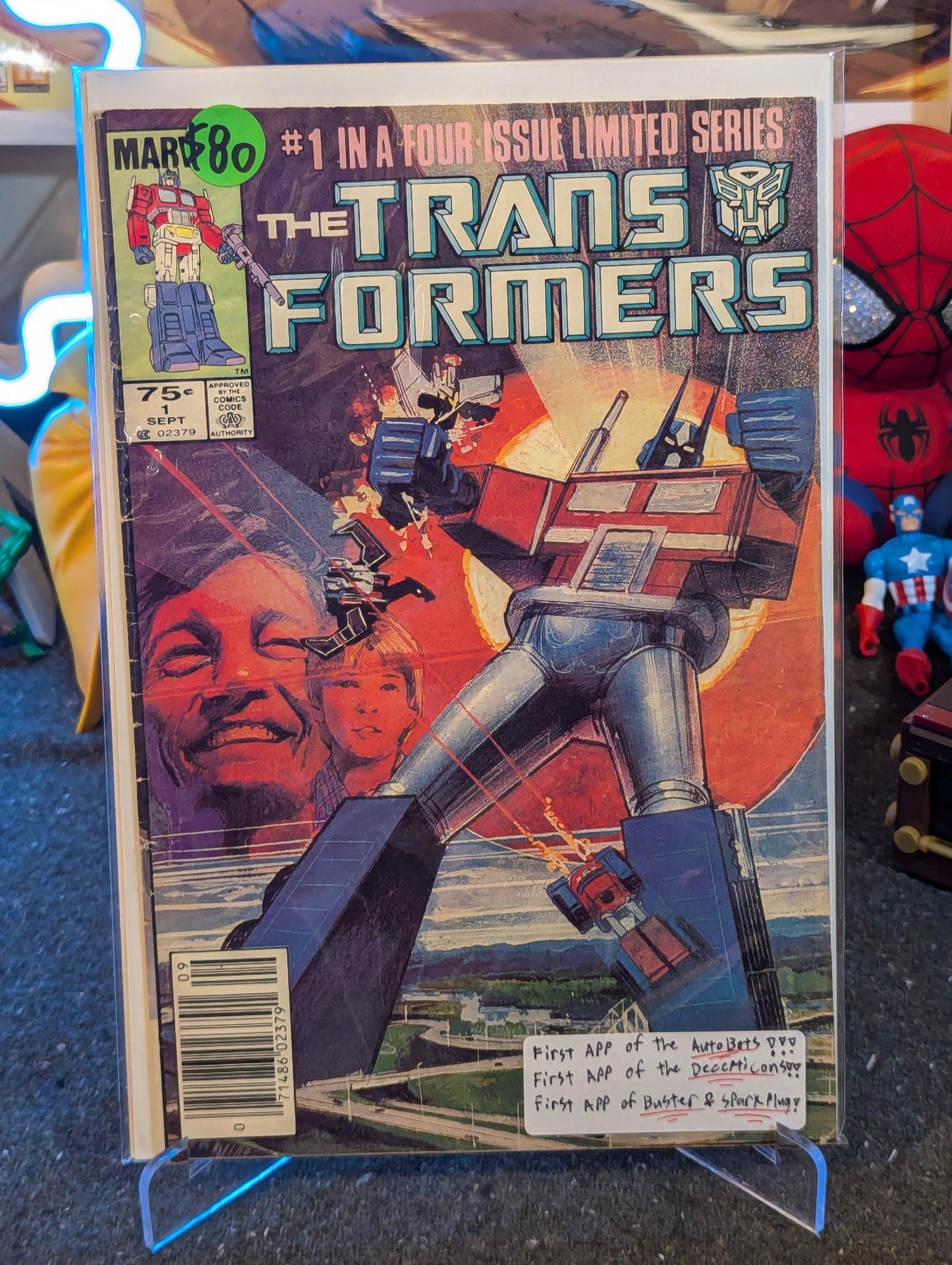 TRANSFORMERS #1 (1984) NEWSTAND KEY ISSUE