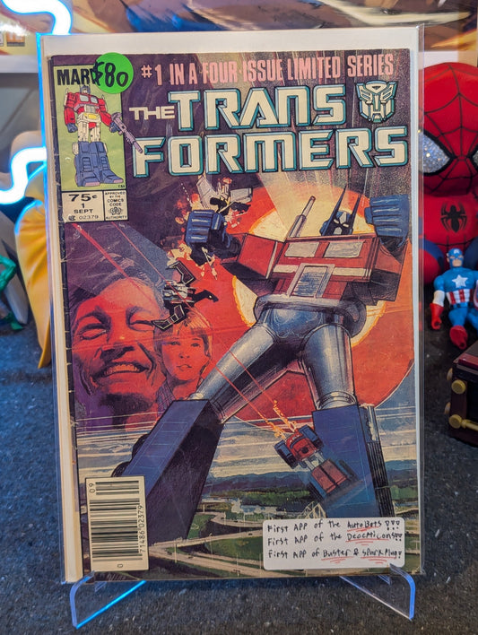 TRANSFORMERS #1 (1984) NEWSTAND KEY ISSUE