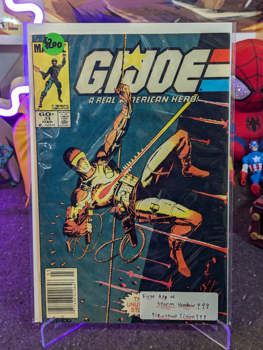 G.I.JOE #21 (1984) NEWSTAND KEY ISSUE