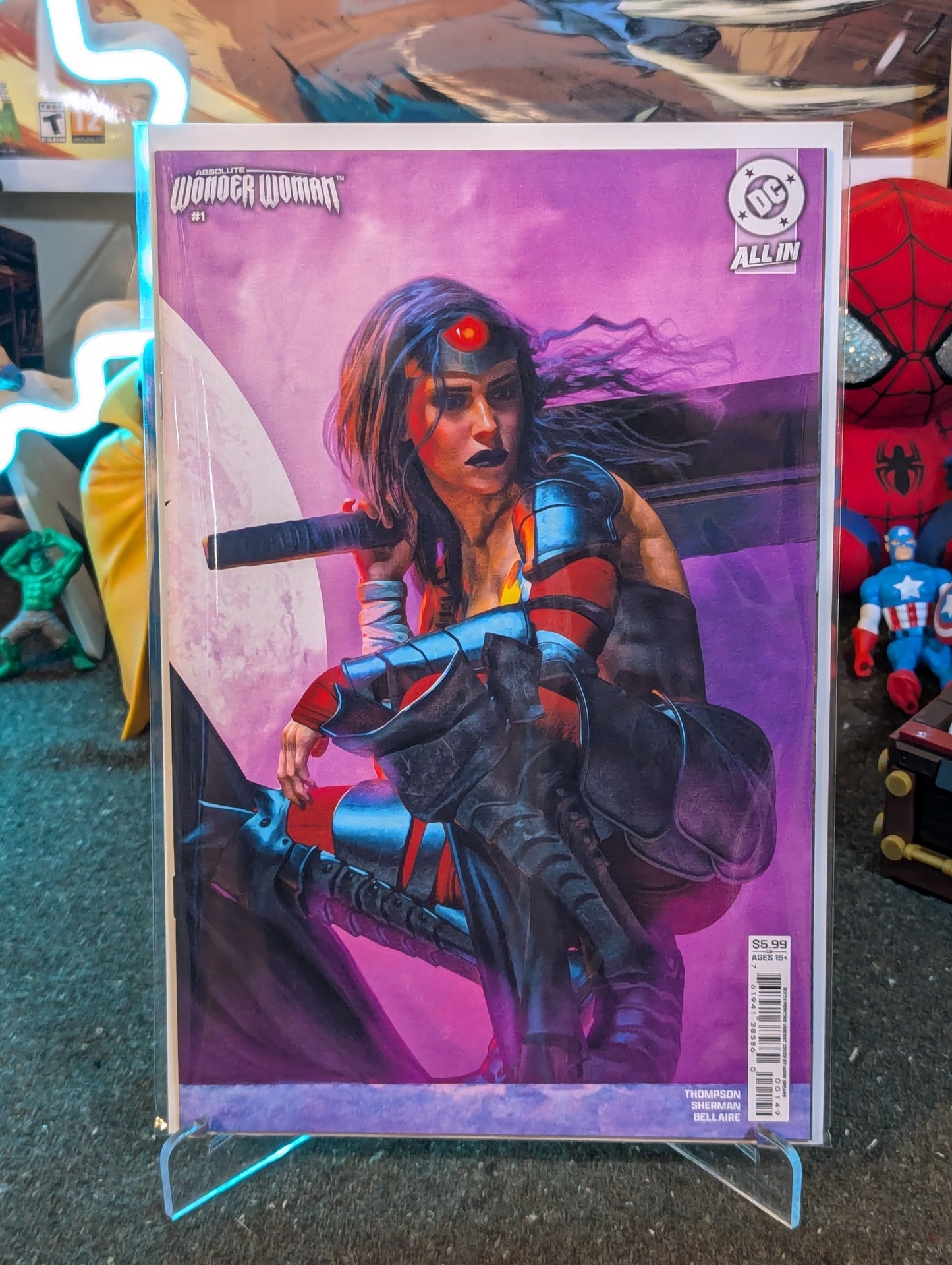 ABSOLUTE SUPERMAN, BATMAN, WONDER WOMAN #1 Mark Spears connecting cover set
