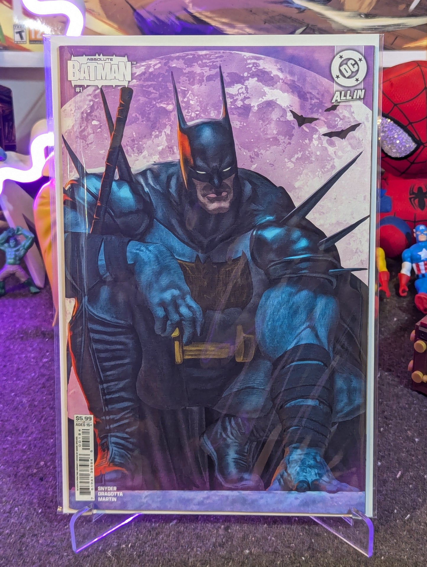 ABSOLUTE SUPERMAN, BATMAN, WONDER WOMAN #1 Mark Spears connecting cover set