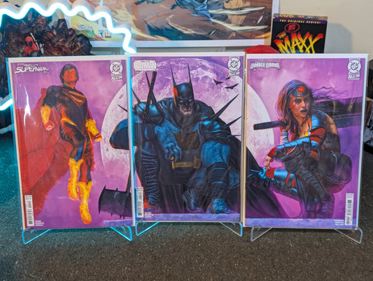 ABSOLUTE SUPERMAN, BATMAN, WONDER WOMAN #1 Mark Spears connecting cover set