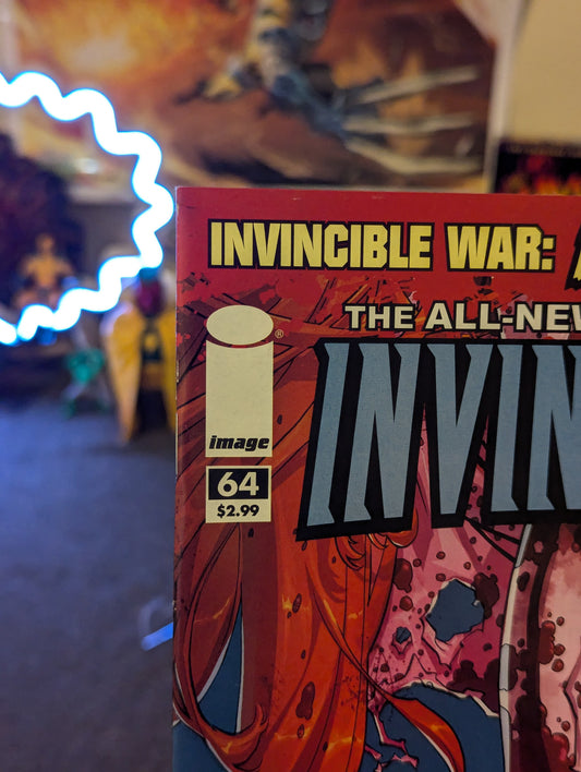 INVINCIBLE #64 signed by Kirkman & Ottley KEY ISSUE