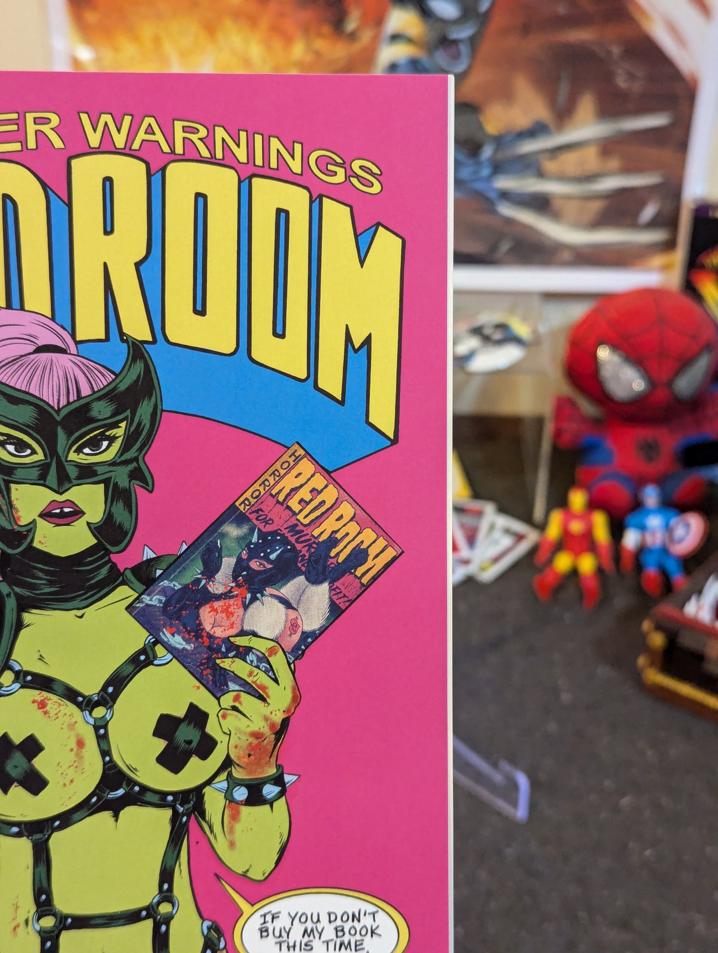 RED ROOM : TRIGGER WARNING #3 (2022) STORE VARIANT WITH COA