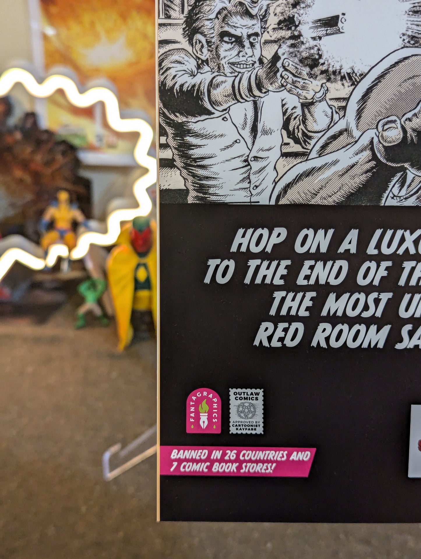 RED ROOM : TRIGGER WARNING #3 (2022) STORE VARIANT WITH COA